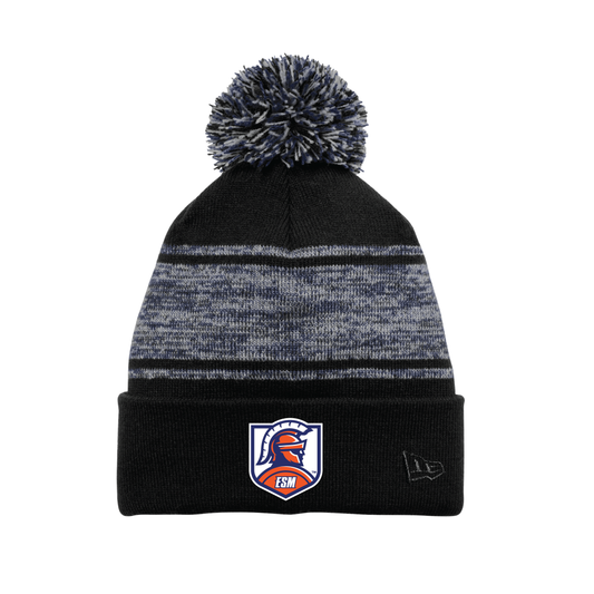 New Era® Knit Chilled Pom Beanie - Spartan Crest