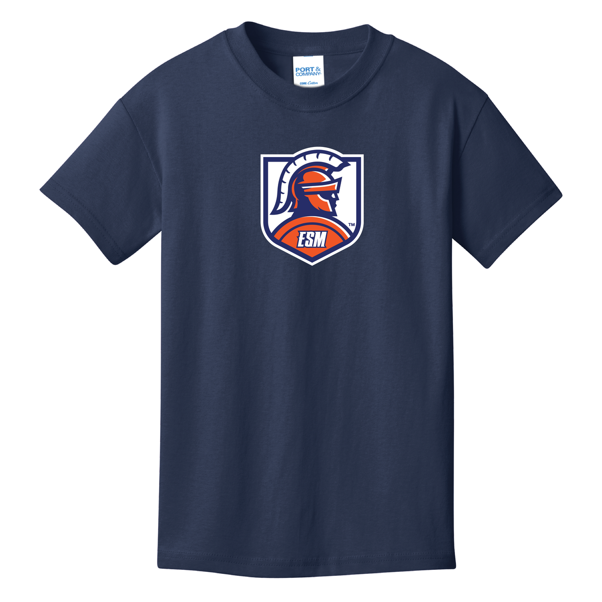 Port & Company® Youth Core Cotton Tee - Spartan Crest