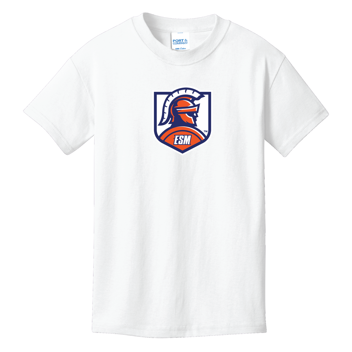 Port & Company® Youth Core Cotton Tee - Spartan Crest