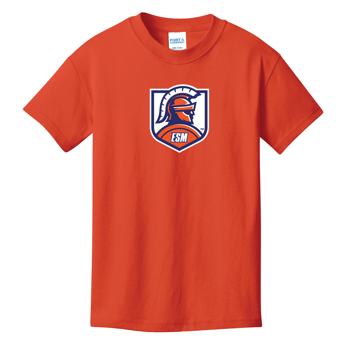 Port & Company® Youth Core Cotton Tee - Spartan Crest