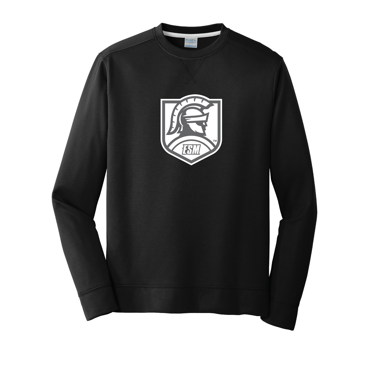 Port & Company® Performance Fleece Crewneck Sweatshirt - Spartan Crest