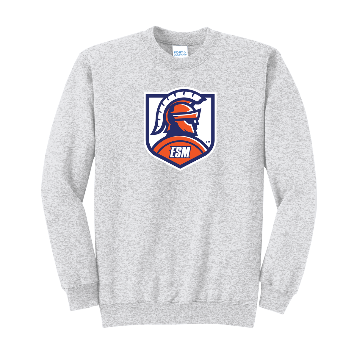 Port & Company® Core Fleece Crewneck Sweatshirt - Spartan Crest