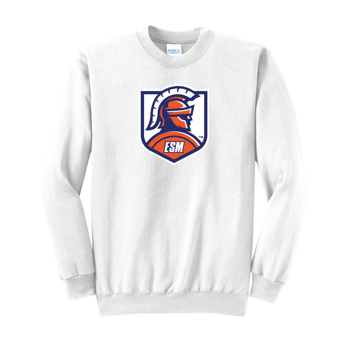 Port & Company® Core Fleece Crewneck Sweatshirt - Spartan Crest