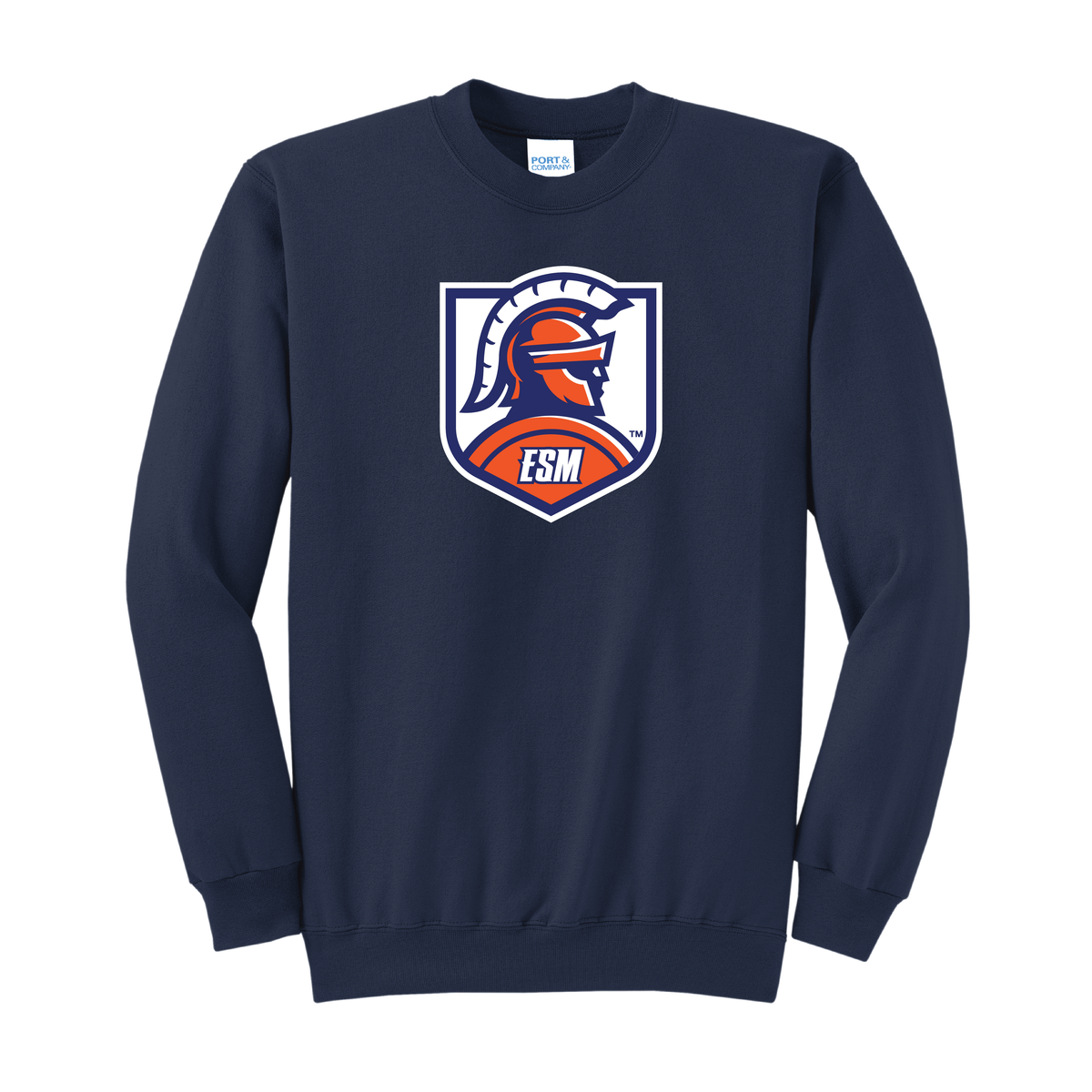 Port & Company® Core Fleece Crewneck Sweatshirt - Spartan Crest