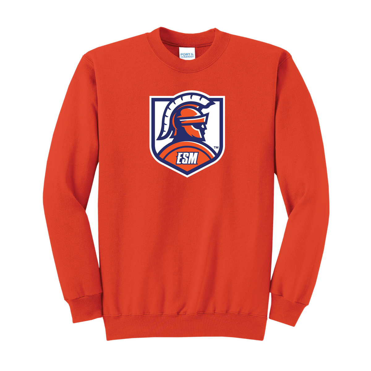 Port & Company® Core Fleece Crewneck Sweatshirt - Spartan Crest