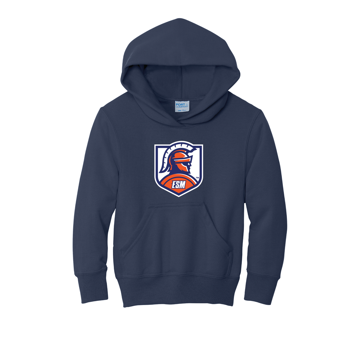 Port & Company® Youth Core Fleece Pullover Hooded Sweatshirt - Spartan Crest