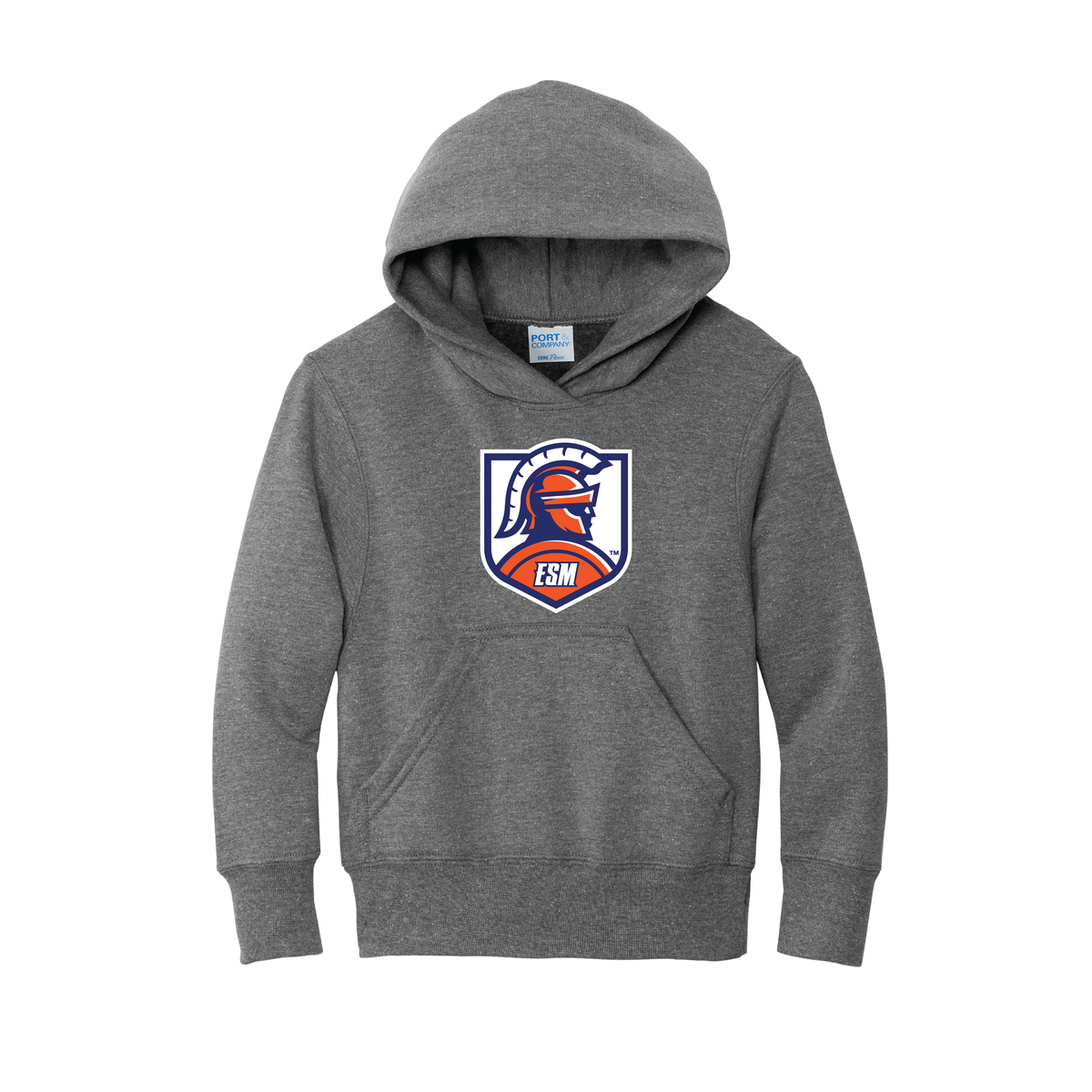 Port & Company® Youth Core Fleece Pullover Hooded Sweatshirt - Spartan Crest