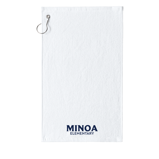 Port Authority ® Grommeted Hemmed Towel - Minoa Elementary