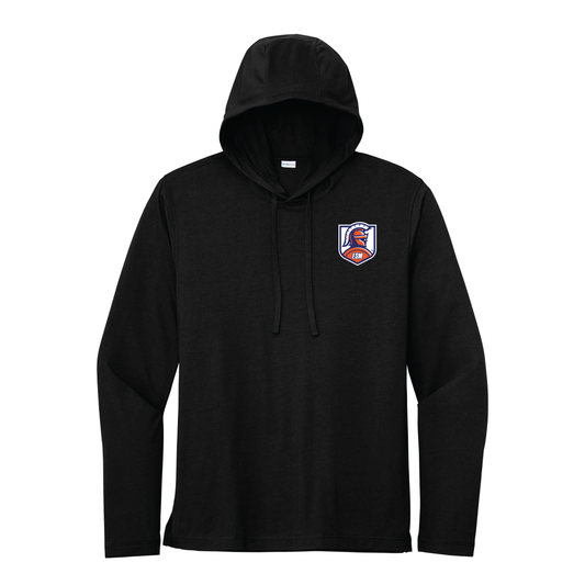 Sport-Tek ® PosiCharge ® Tri-Blend Wicking Long Sleeve Hoodie - Spartan Crest