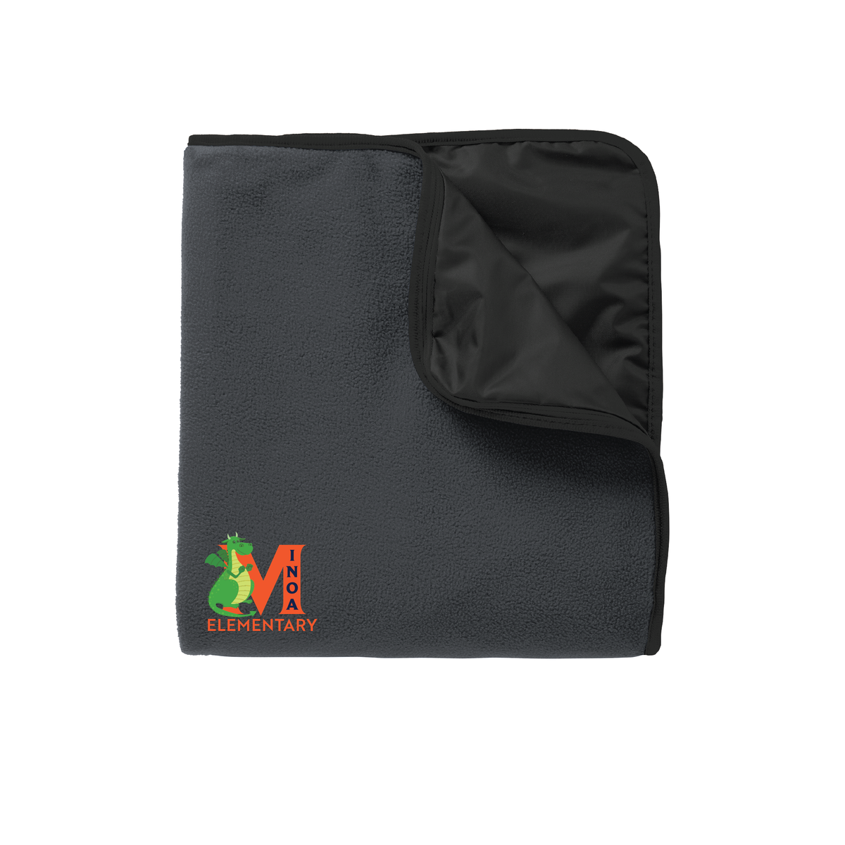 Port Authority® Fleece & Poly Travel Blanket - Dragon M
