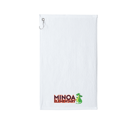 Port Authority® Grommeted Golf Towel - Minoa Dragon