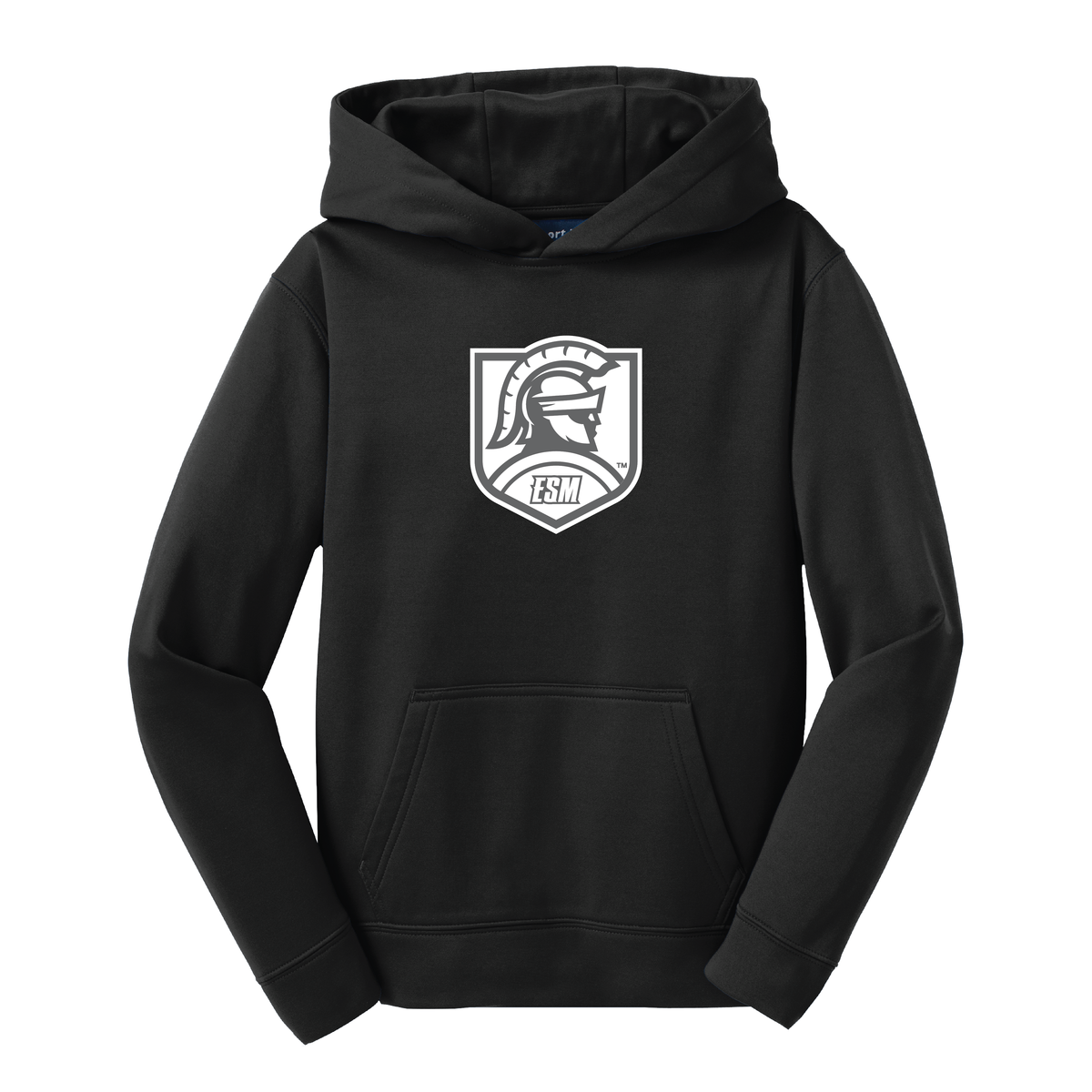 Sport-Tek® Youth Sport-Wick® Fleece Hooded Pullover - Spartan Crest