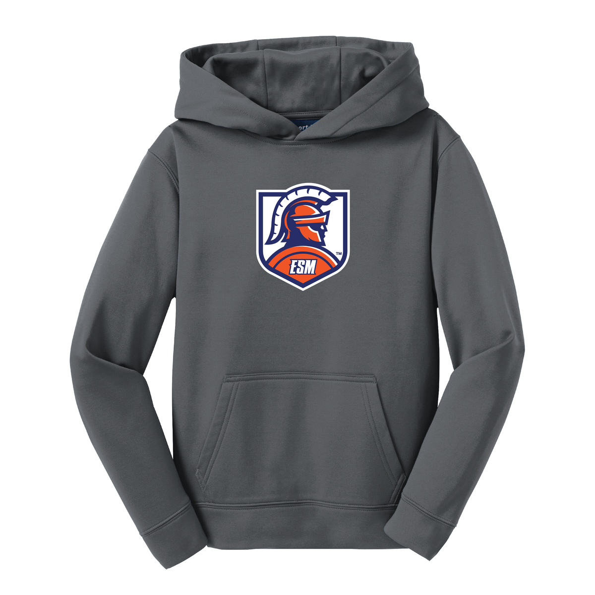 Sport-Tek® Youth Sport-Wick® Fleece Hooded Pullover - Spartan Crest
