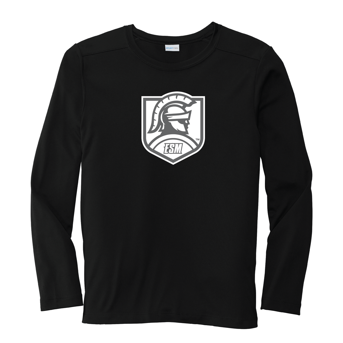 Sport-Tek ® Youth Posi-UV ® Pro Long Sleeve Tee - Spartan Crest