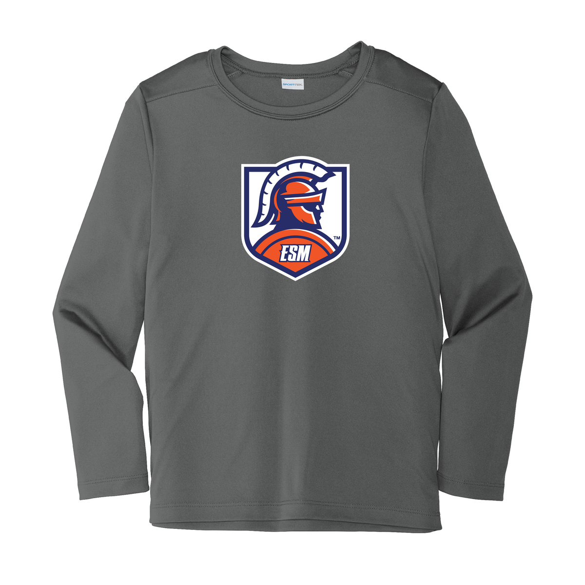Sport-Tek ® Youth Posi-UV ® Pro Long Sleeve Tee - Spartan Crest