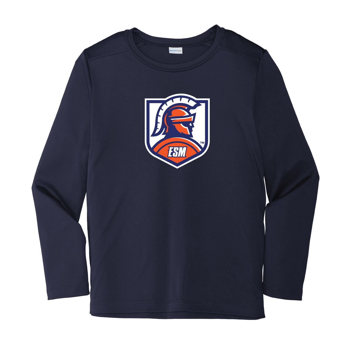 Sport-Tek ® Youth Posi-UV ® Pro Long Sleeve Tee - Spartan Crest