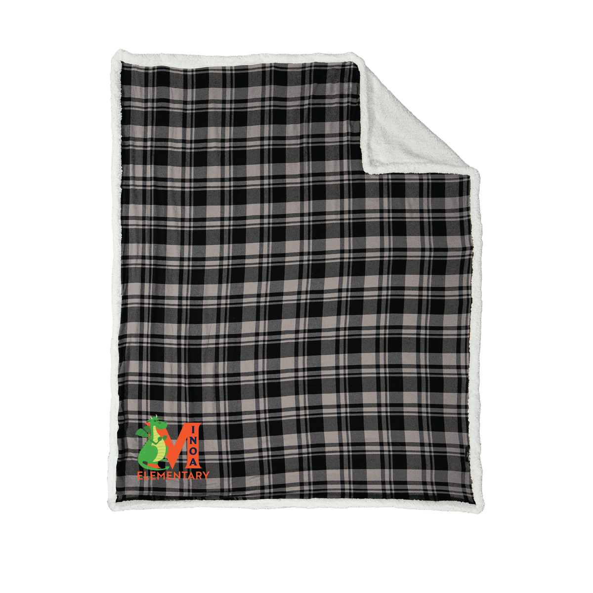 Port Authority ® Flannel Sherpa Blanket - Dragon M