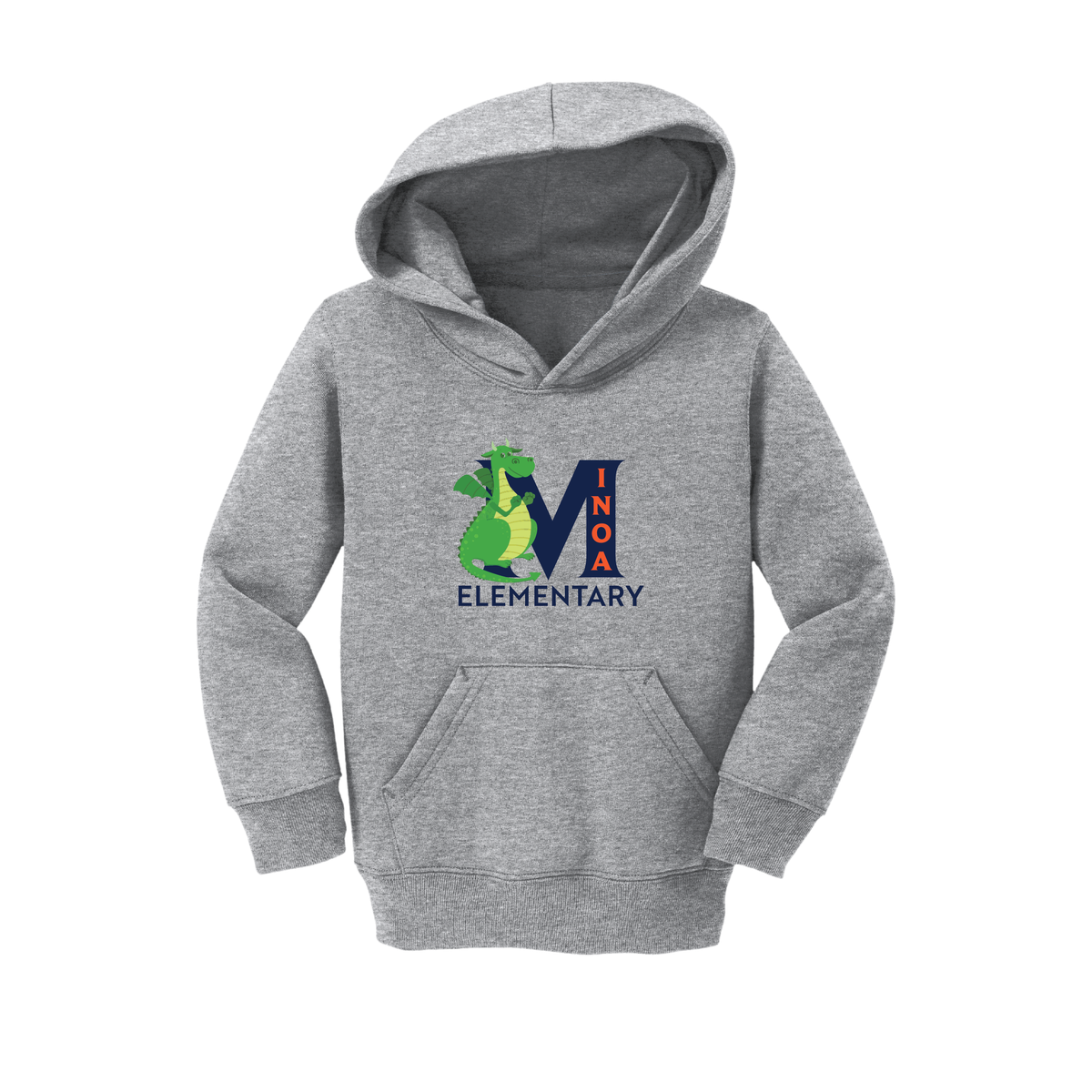 Port & Company® Toddler Core Fleece Pullover Hooded Sweatshirt - Dragon M