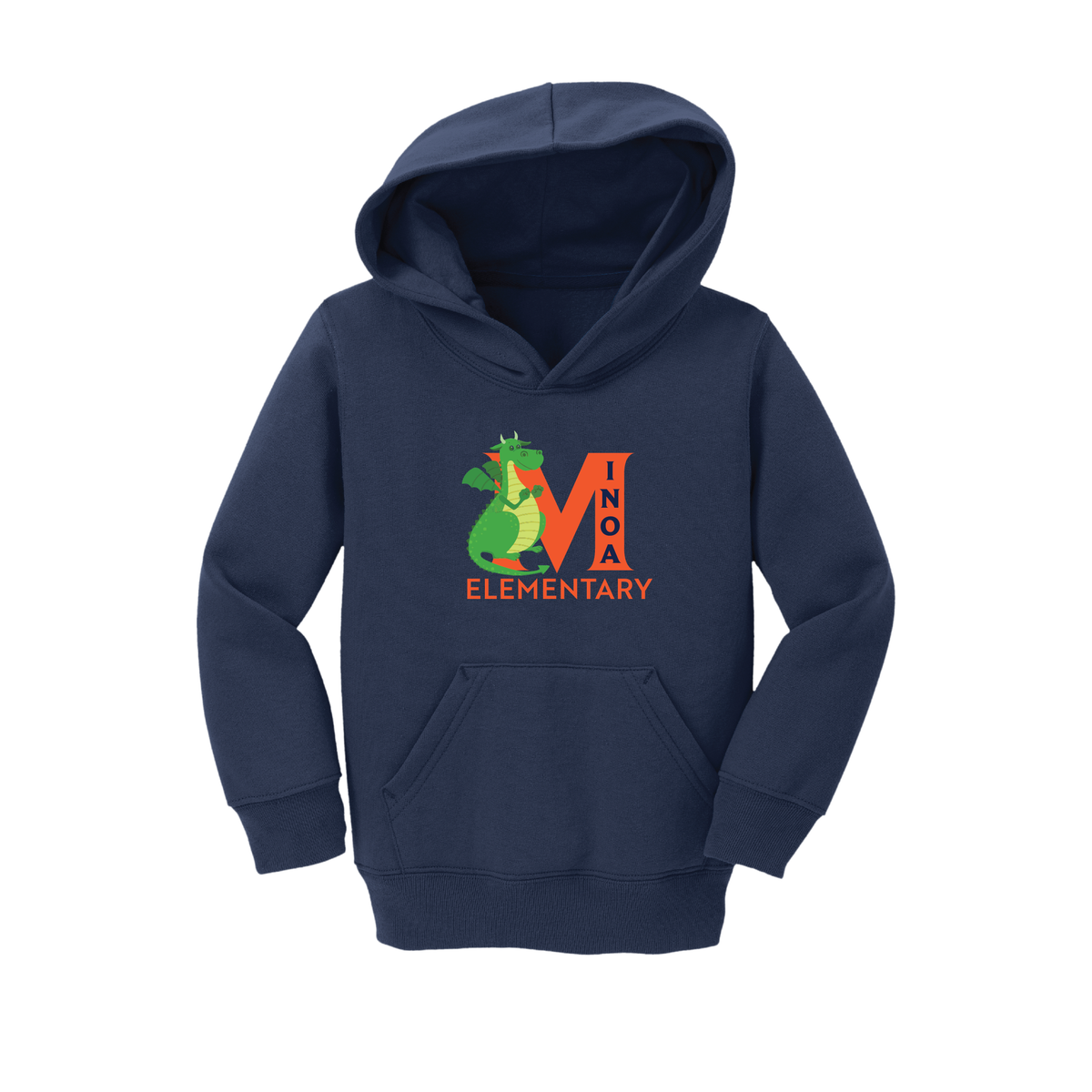 Port & Company® Toddler Core Fleece Pullover Hooded Sweatshirt - Dragon M