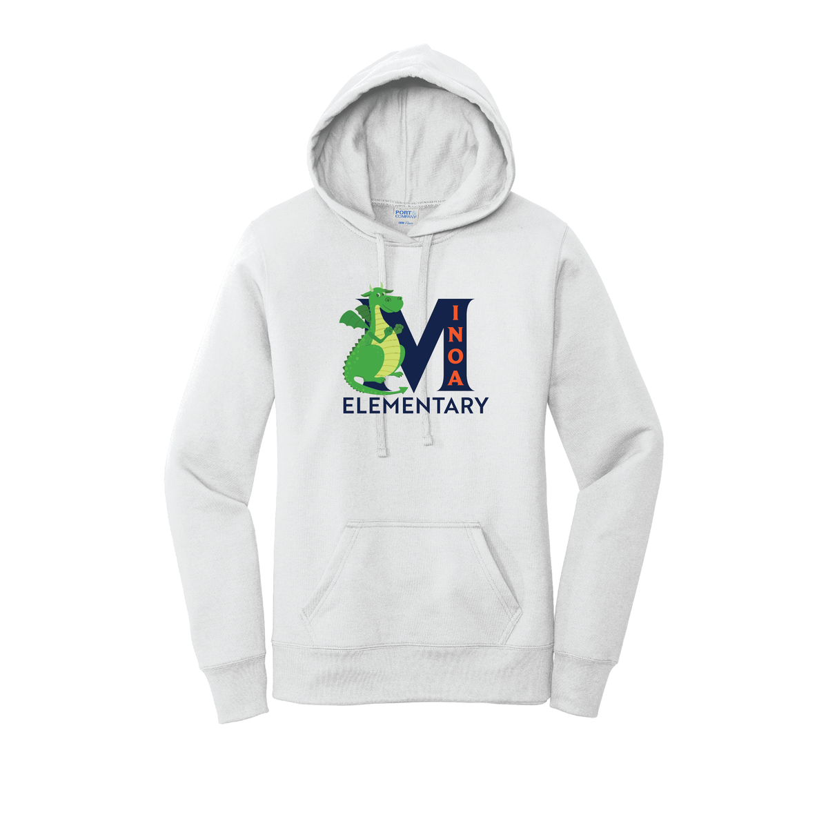 Port & Company® Women's Core Fleece Pullover Hooded Sweatshirt - Dragon M