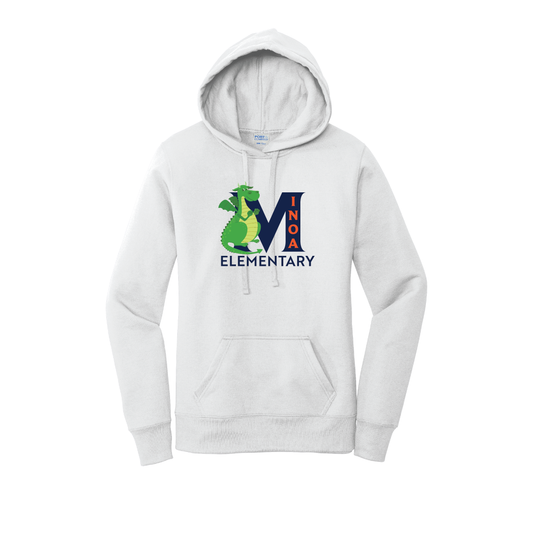 Port & Company® Women's Core Fleece Pullover Hooded Sweatshirt - Dragon M