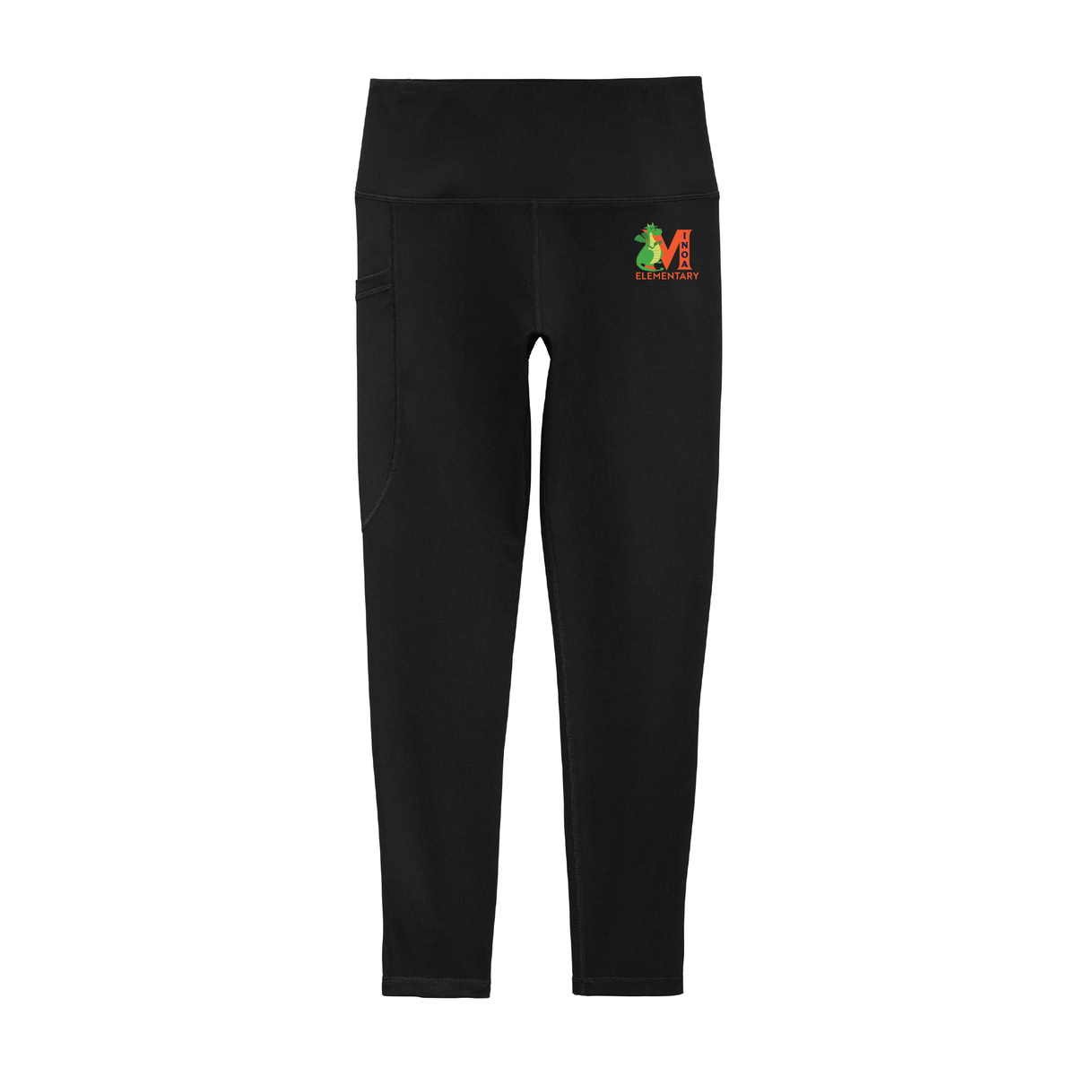 Sport-Tek® Women's High Rise 7/8 Legging - Dragon M