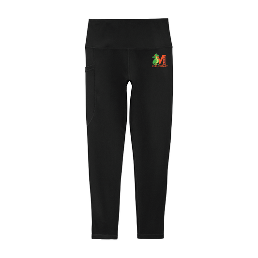 Sport-Tek® Women's High Rise 7/8 Legging - Dragon M
