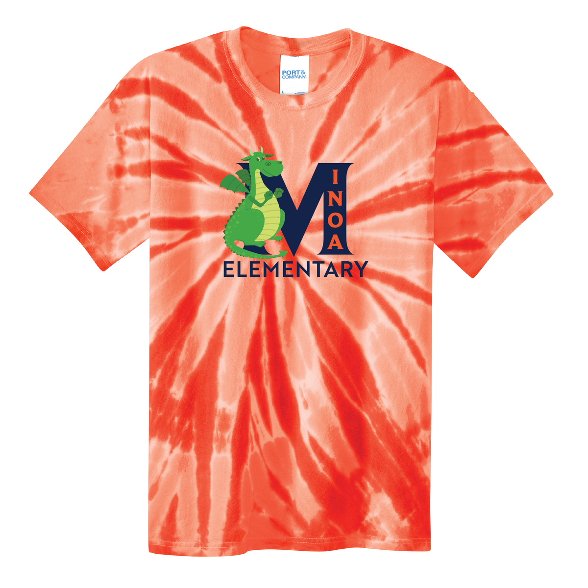 Port & Company® Youth Tie-Dye Tee - Dragon M