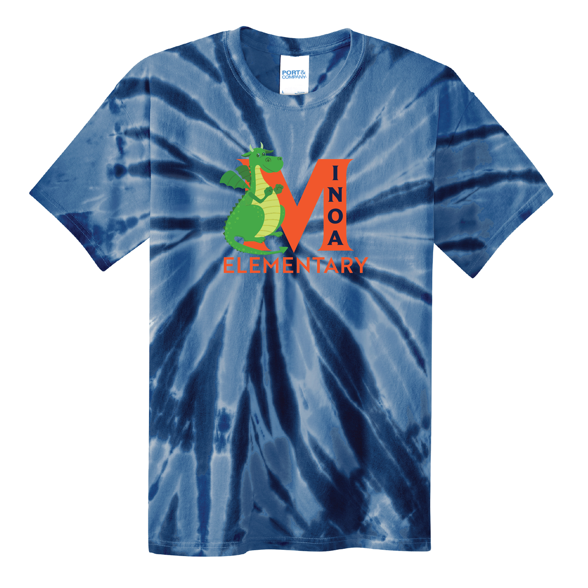 Port & Company® Youth Tie-Dye Tee - Dragon M