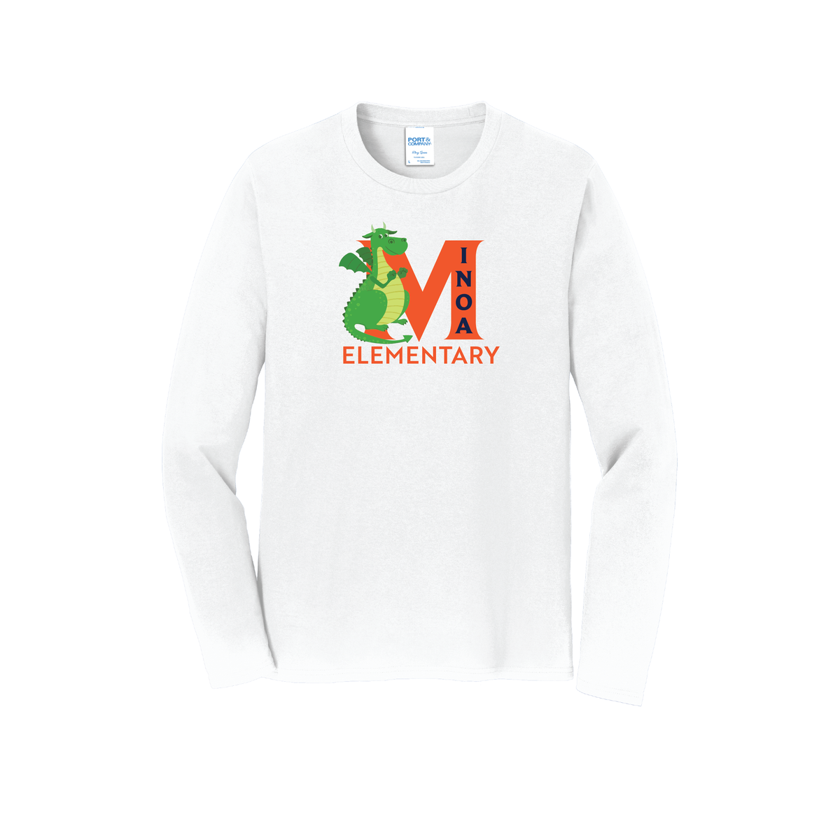 Port & Company® Long Sleeve Fan Favorite™ Tee - Dragon M