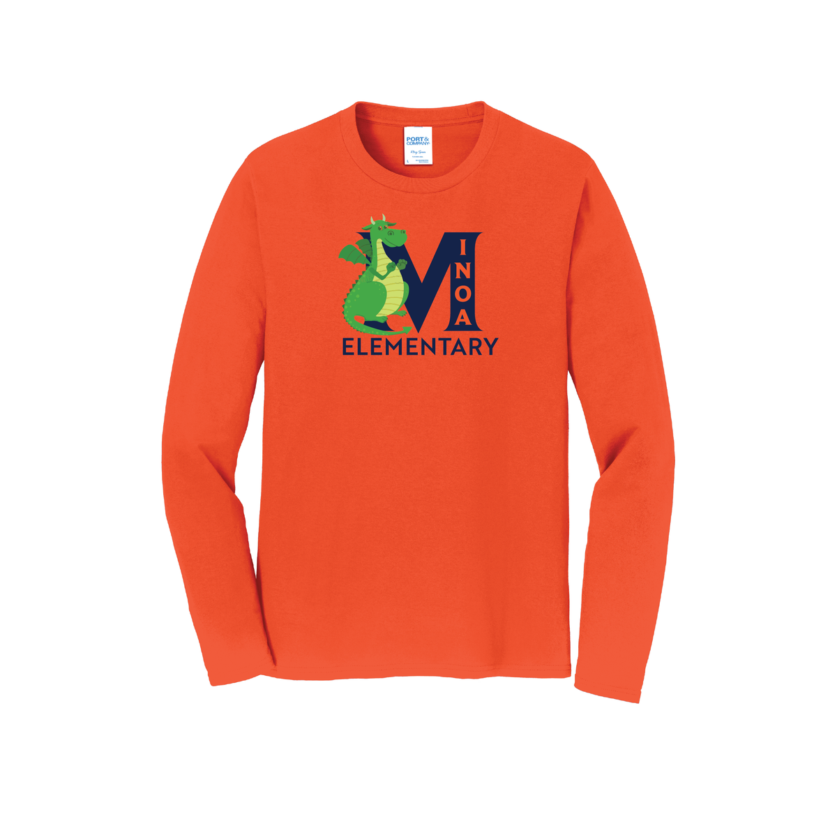 Port & Company® Long Sleeve Fan Favorite™ Tee - Dragon M