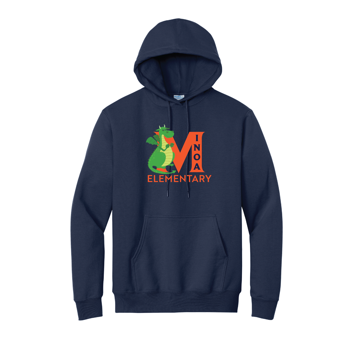 Port & Company® Essential Fleece Pullover Hooded Sweatshirt - Dragon M