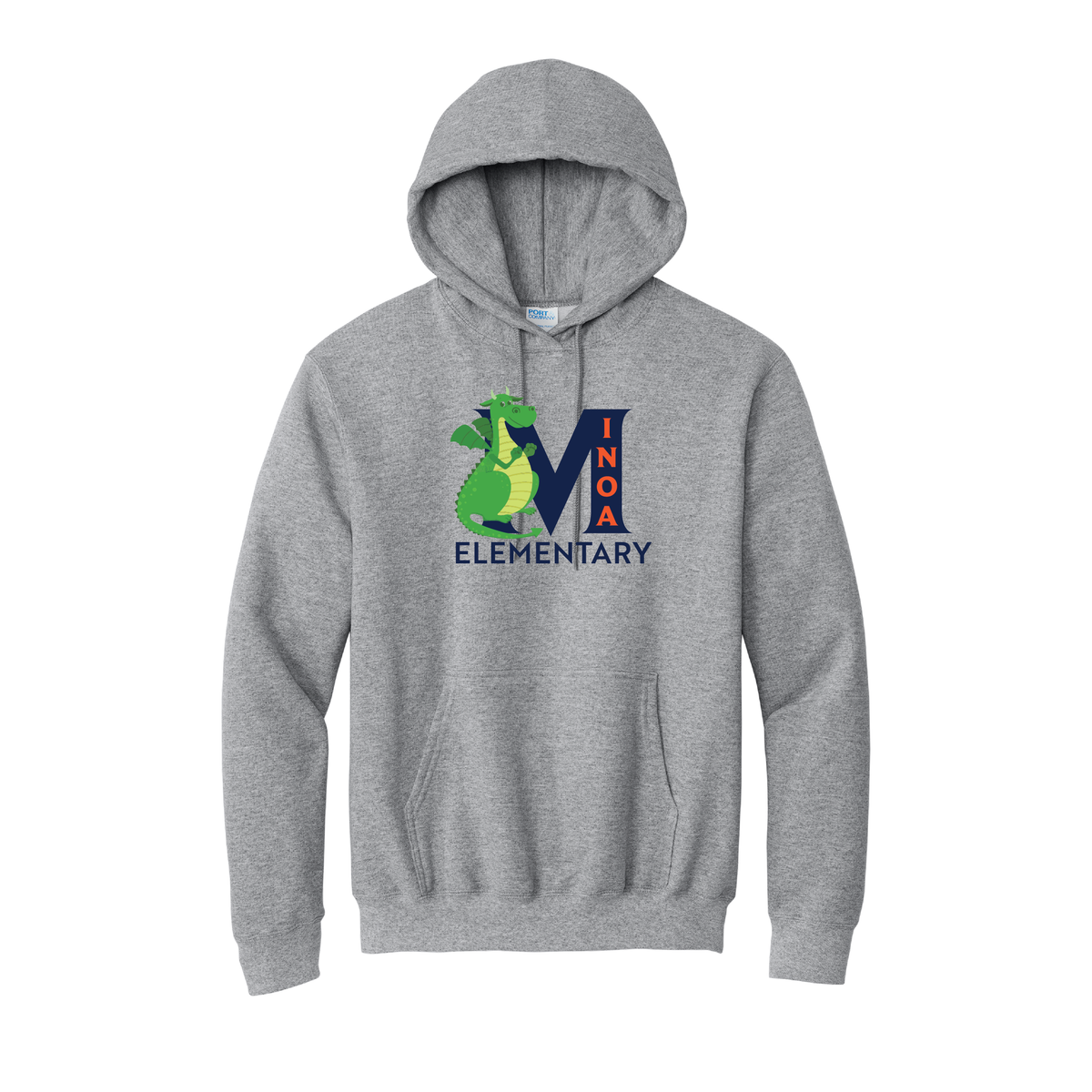 Port & Company® Essential Fleece Pullover Hooded Sweatshirt - Dragon M