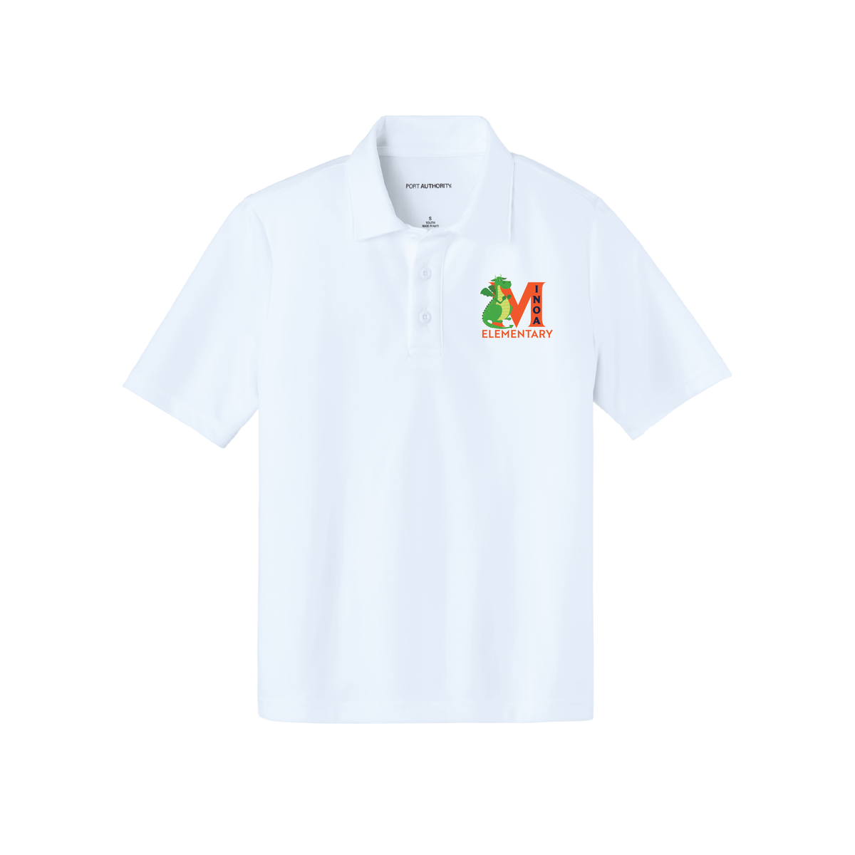 Port Authority® Youth Silk Touch™ Performance Polo - Dragon M