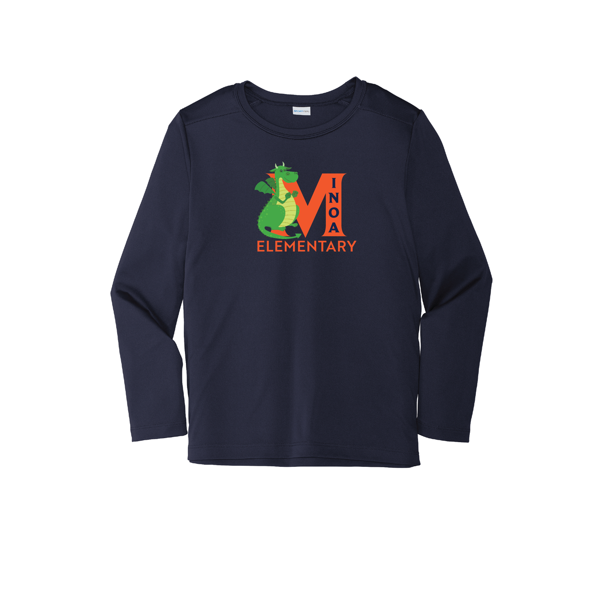 Sport-Tek ® Youth Posi-UV ® Pro Long Sleeve Tee - Dragon M
