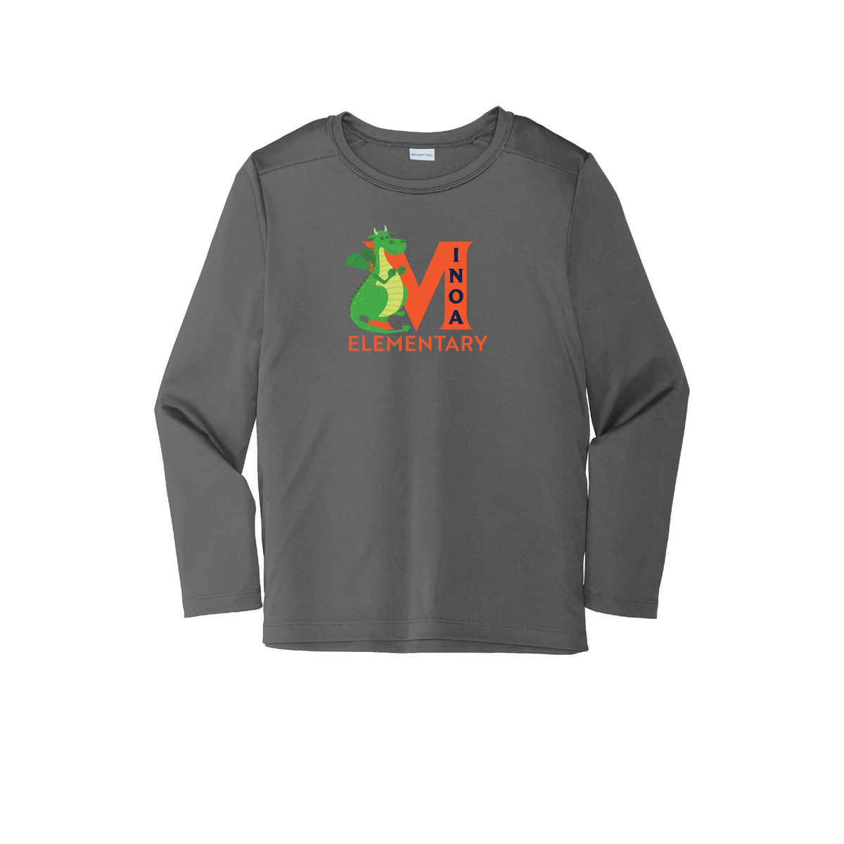 Sport-Tek ® Youth Posi-UV ® Pro Long Sleeve Tee - Dragon M